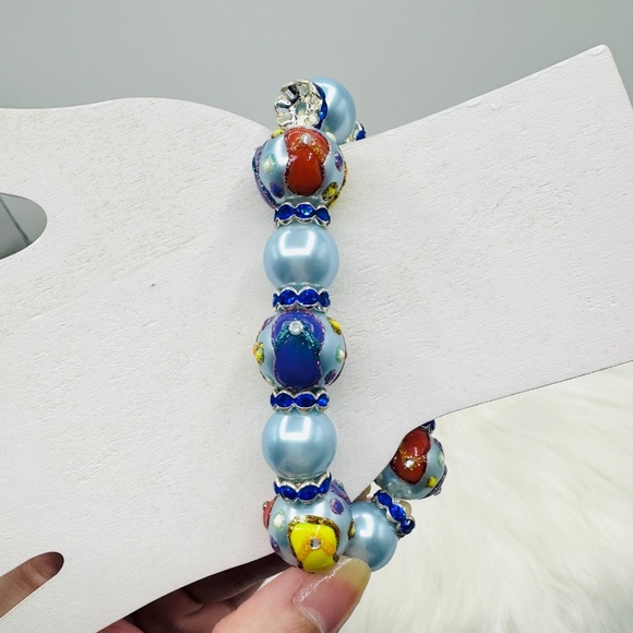 Flip-flops Design Beaded  Beach Bracelet - Picture 2 of 8
